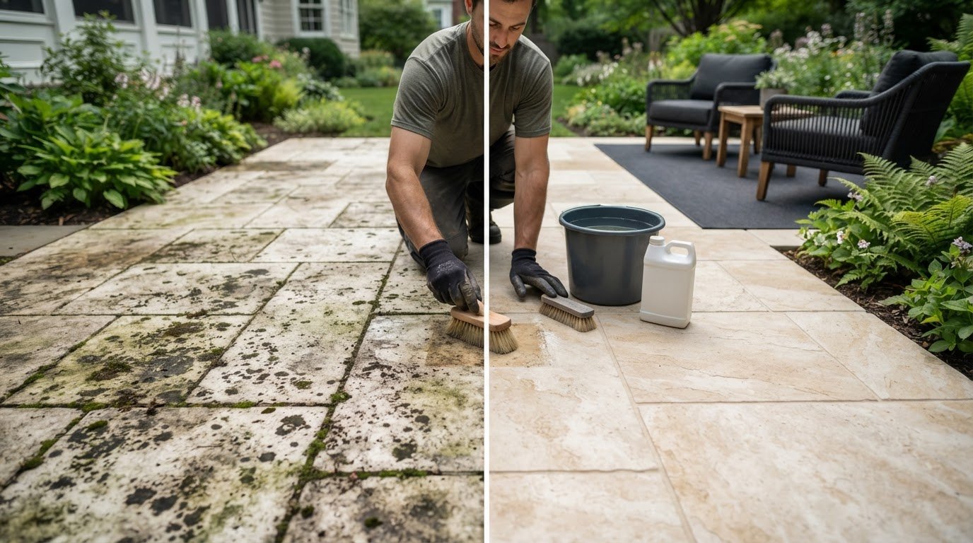 How to Clean and Maintain Limestone Paving