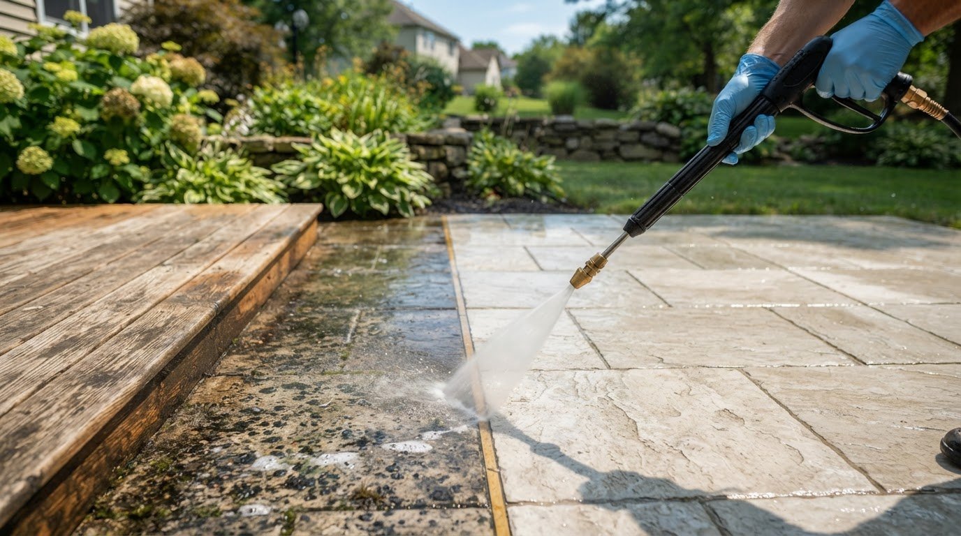 How to Effectively Clean a Deck or Patio